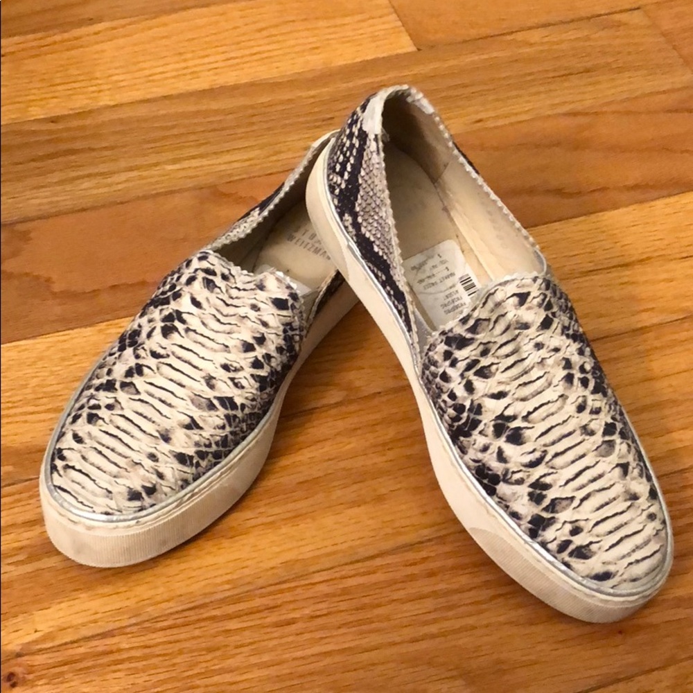 Stuart Weitzman slip on sneakers